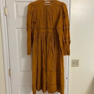 Doen Elegant Mustard Dress